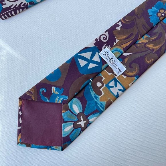 Vintage‎ 80’s Oleg Cassini Tie - Picture 4 of 8